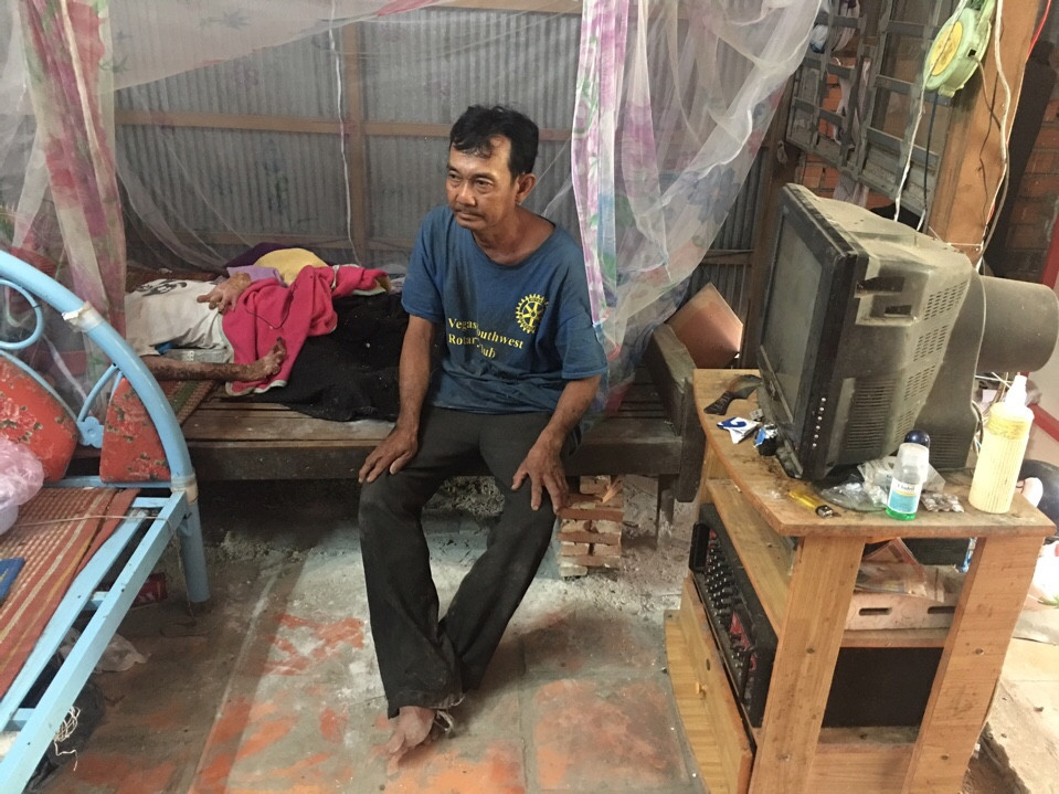 Hoàn cảnh chú Lành ở An Giang