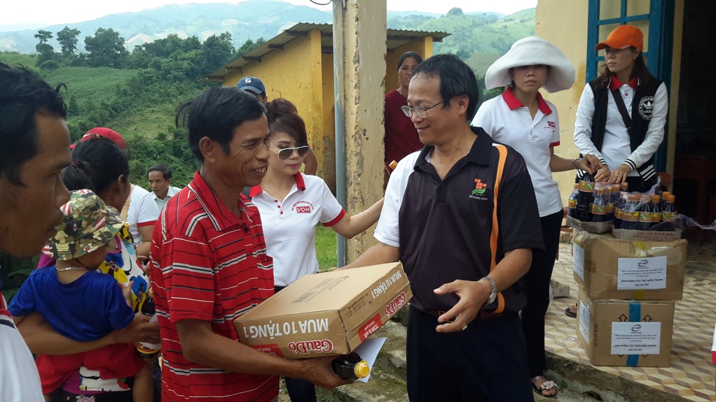 Hành trình đến với vùng lũ Quảng Trị