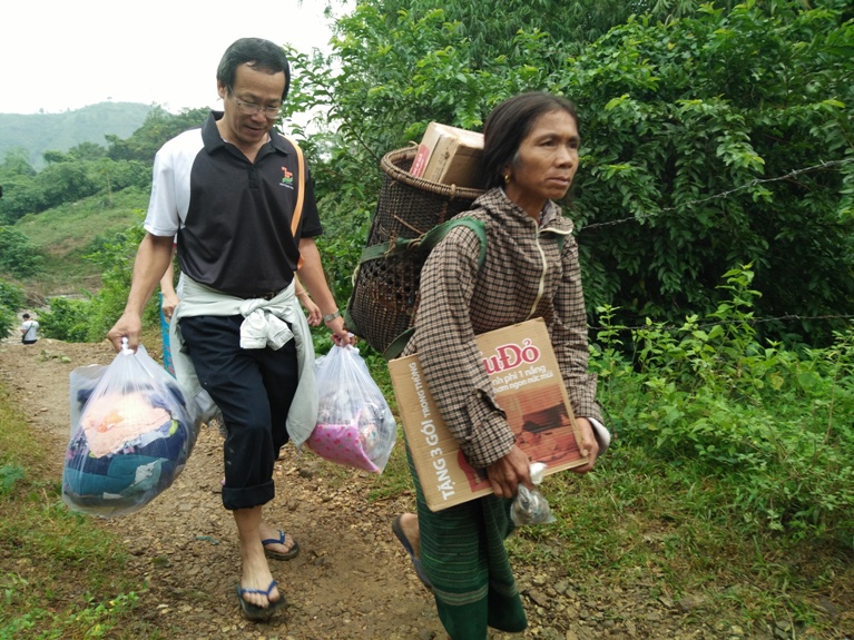 Hành trình đến với vùng lũ Quảng Trị