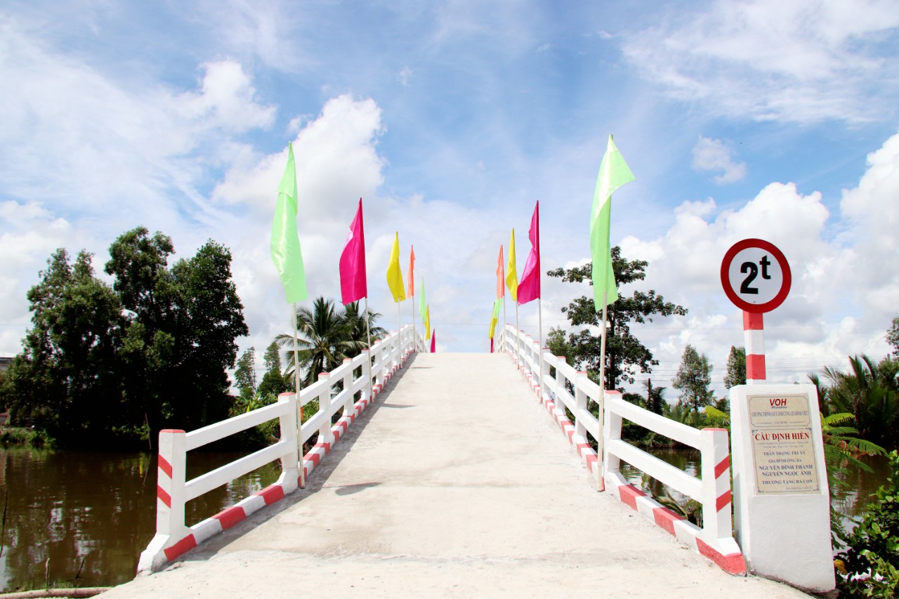 KHÁNH THÀNH CẦU ĐỊNH HIỀN - PHONG THẠNH TÂY B, PHƯỚC LONG, BẠC LIÊU