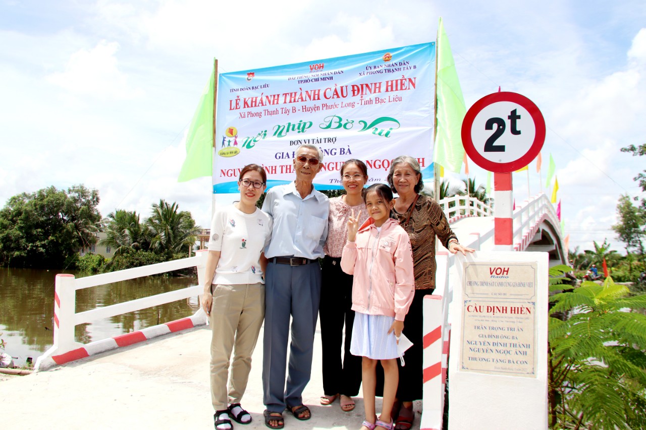KHÁNH THÀNH CẦU ĐỊNH HIỀN - PHONG THẠNH TÂY B, PHƯỚC LONG, BẠC LIÊU