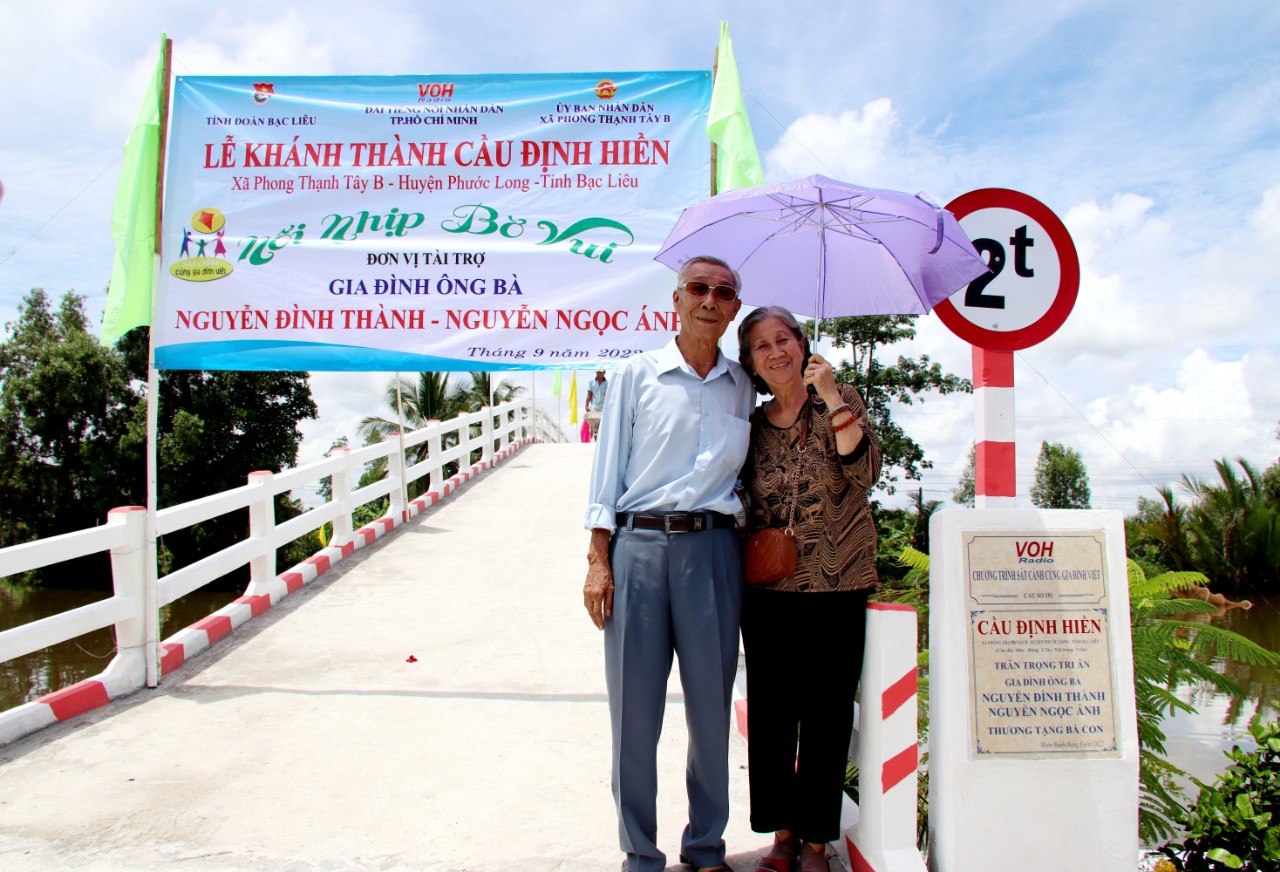 KHÁNH THÀNH CẦU ĐỊNH HIỀN - PHONG THẠNH TÂY B, PHƯỚC LONG, BẠC LIÊU