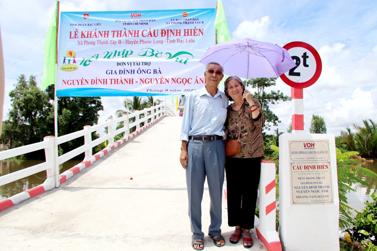 KHÁNH THÀNH CẦU ĐỊNH HIỀN - PHONG THẠNH TÂY B, PHƯỚC LONG, BẠC LIÊU