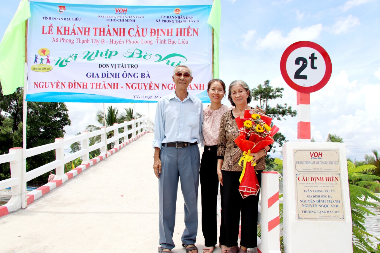 KHÁNH THÀNH CẦU ĐỊNH HIỀN - PHONG THẠNH TÂY B, PHƯỚC LONG, BẠC LIÊU