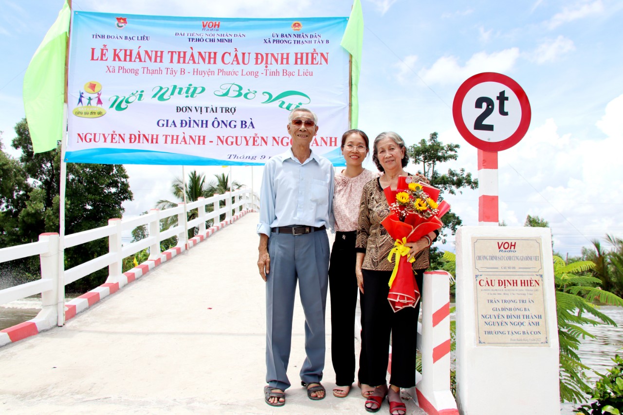 KHÁNH THÀNH CẦU ĐỊNH HIỀN - PHONG THẠNH TÂY B, PHƯỚC LONG, BẠC LIÊU