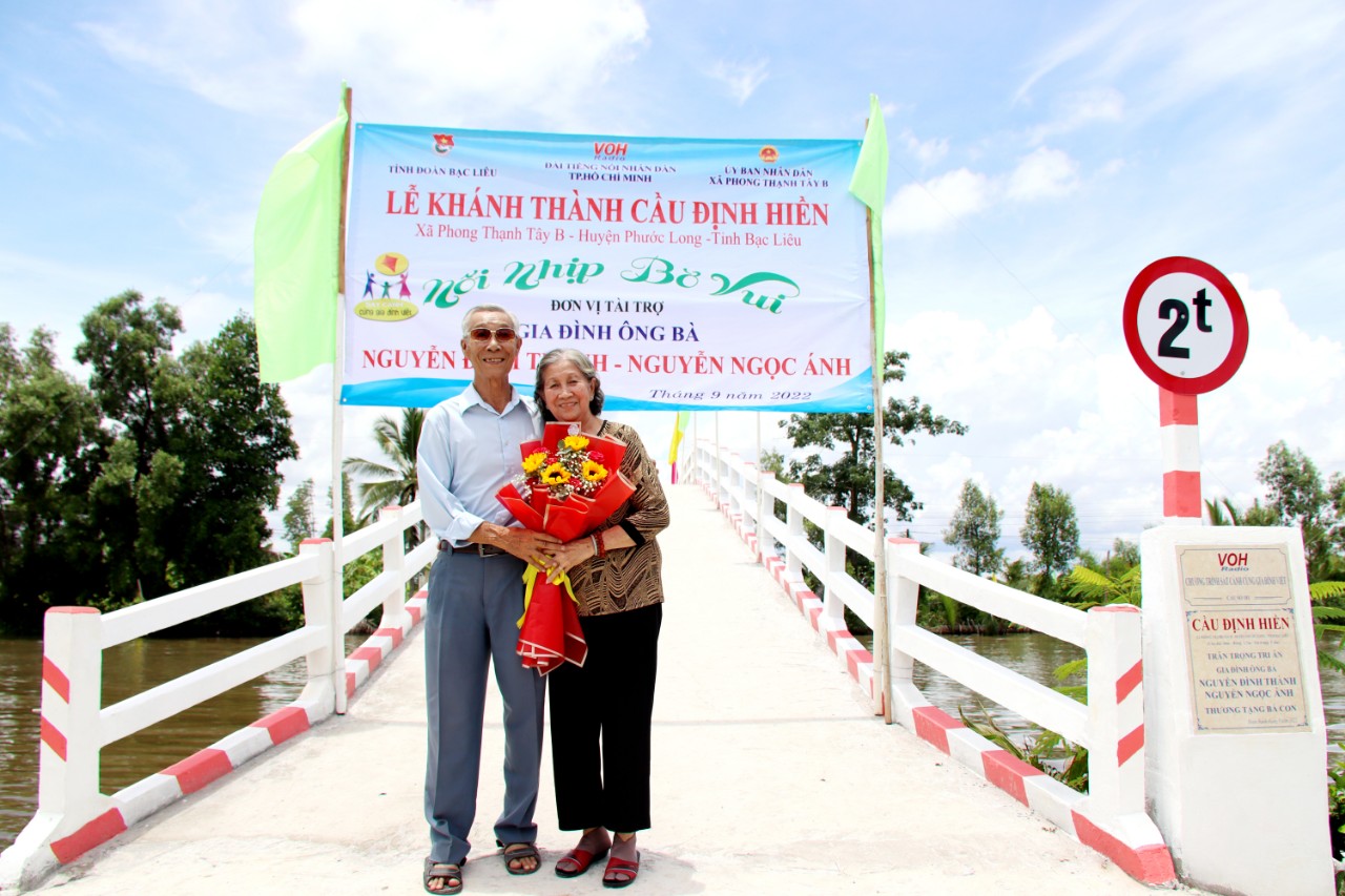 KHÁNH THÀNH CẦU ĐỊNH HIỀN - PHONG THẠNH TÂY B, PHƯỚC LONG, BẠC LIÊU