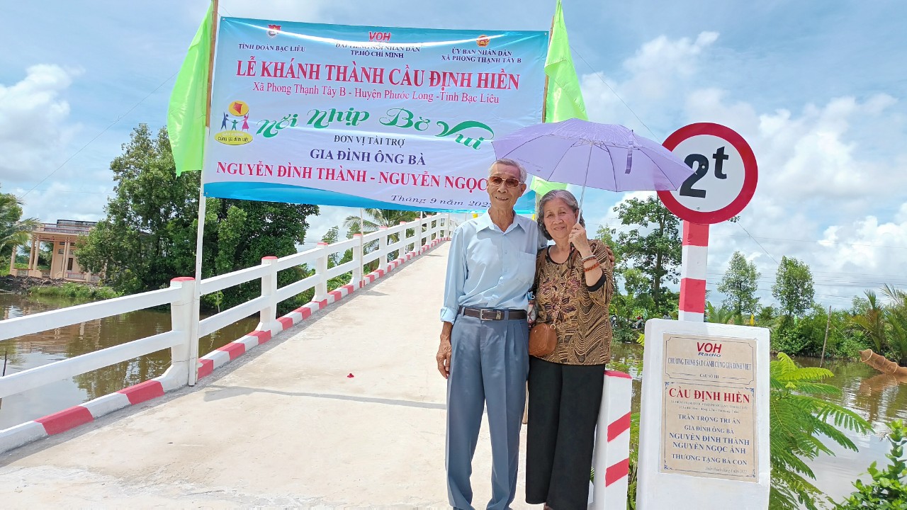 KHÁNH THÀNH CẦU ĐỊNH HIỀN - PHONG THẠNH TÂY B, PHƯỚC LONG, BẠC LIÊU