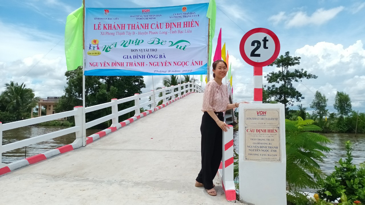 KHÁNH THÀNH CẦU ĐỊNH HIỀN - PHONG THẠNH TÂY B, PHƯỚC LONG, BẠC LIÊU