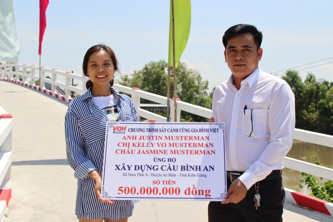 KHÁNH THÀNH CẦU BÌNH AN - XÃ NAM THÁI A, AN BIÊN, KIÊN GIANG