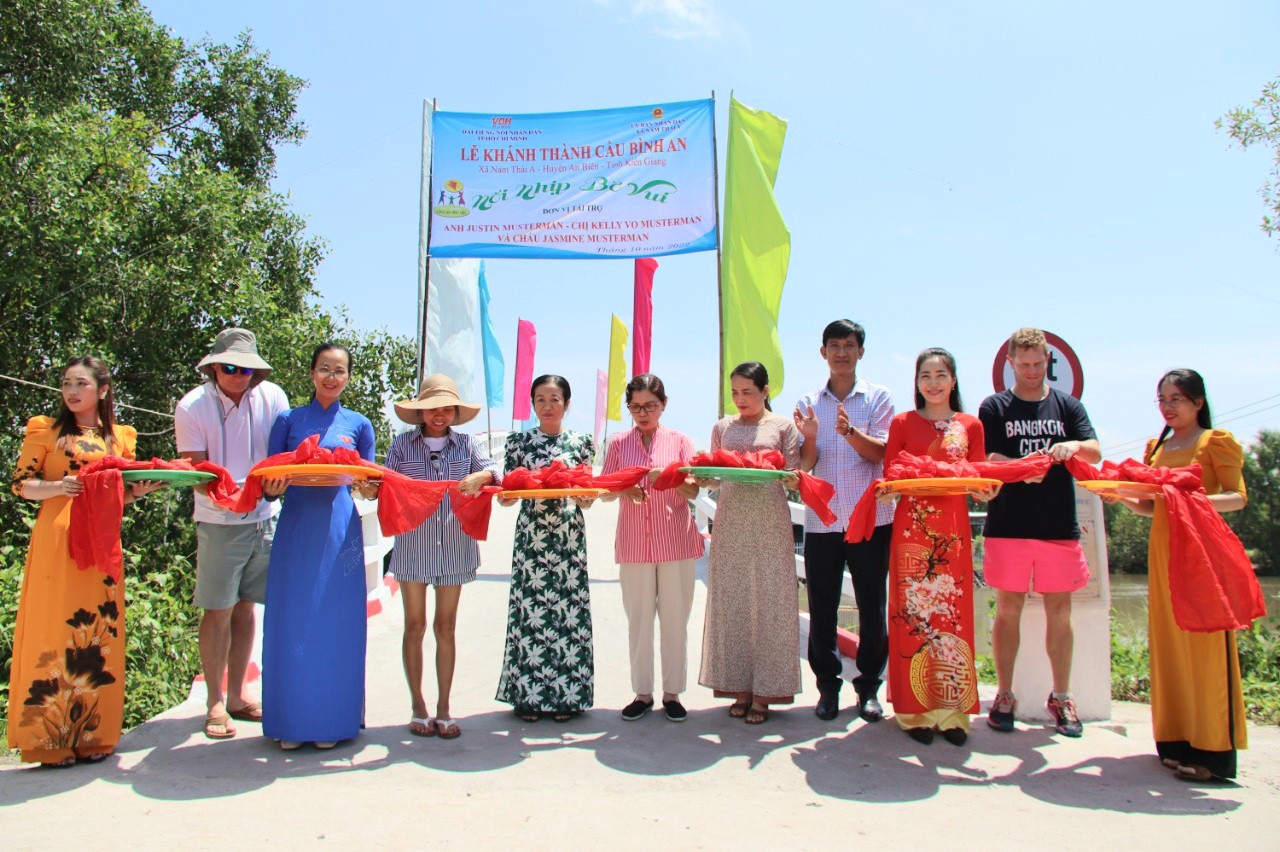 KHÁNH THÀNH CẦU BÌNH AN - XÃ NAM THÁI A, AN BIÊN, KIÊN GIANG