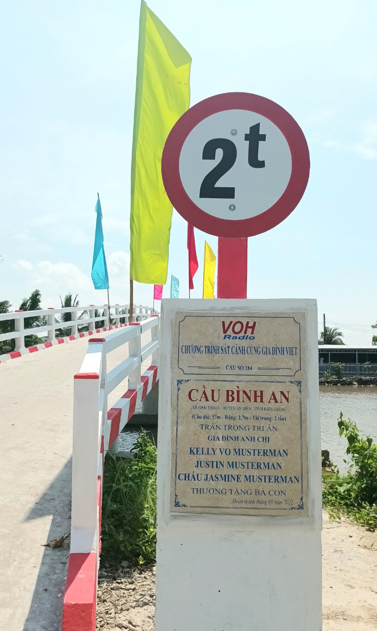 KHÁNH THÀNH CẦU BÌNH AN - XÃ NAM THÁI A, AN BIÊN, KIÊN GIANG
