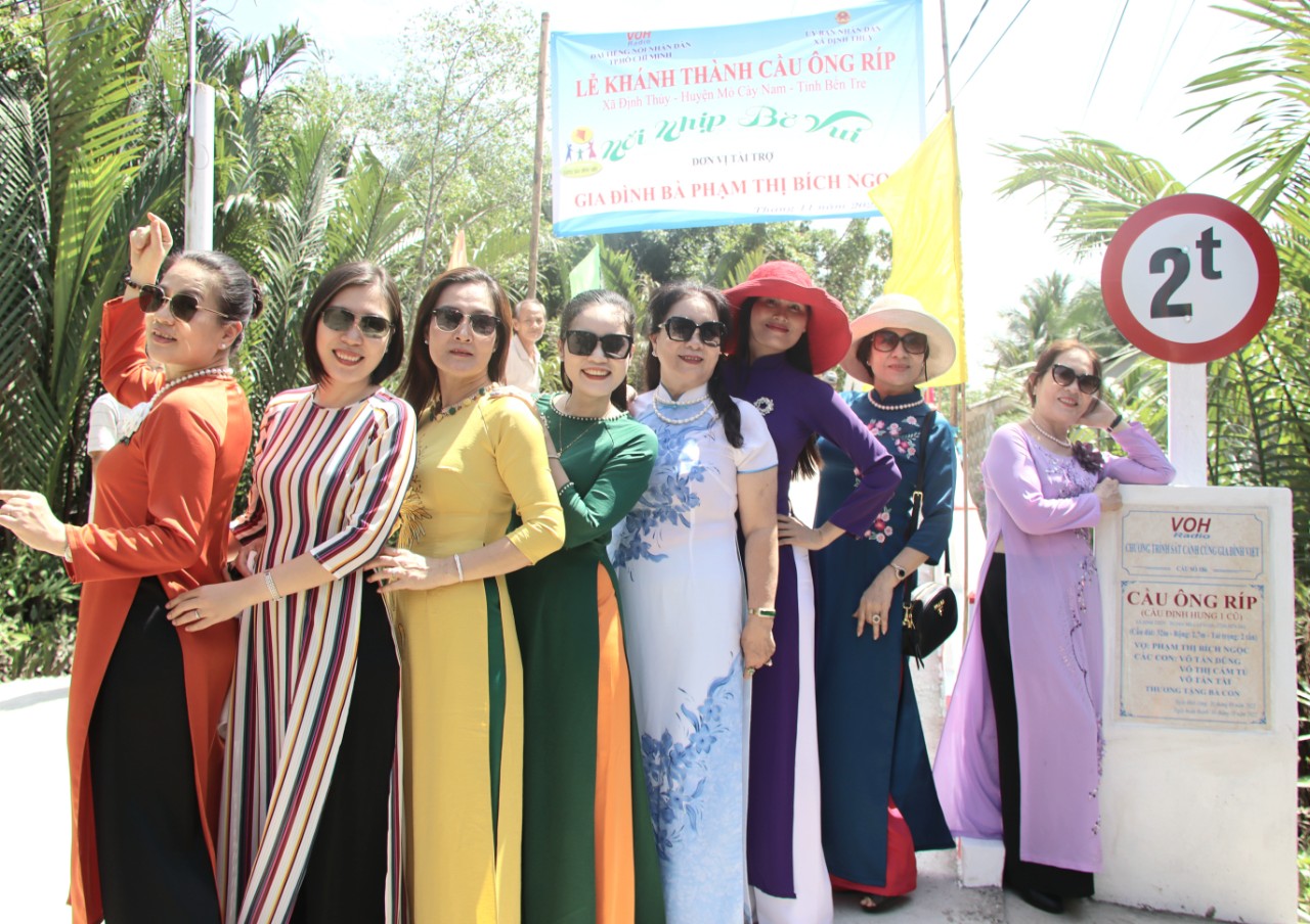 KHÁNH THÀNH CẦU ÔNG RÍP - XÃ ĐỊNH THỦY, HUYỆN MỎ CÀY NAM, TỈNH BẾN TRE