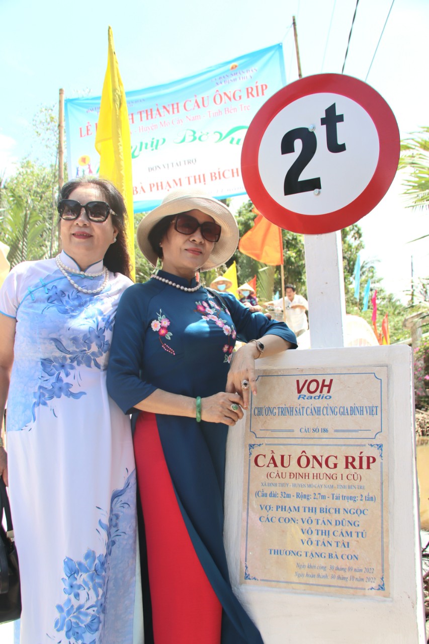 KHÁNH THÀNH CẦU ÔNG RÍP - XÃ ĐỊNH THỦY, HUYỆN MỎ CÀY NAM, TỈNH BẾN TRE