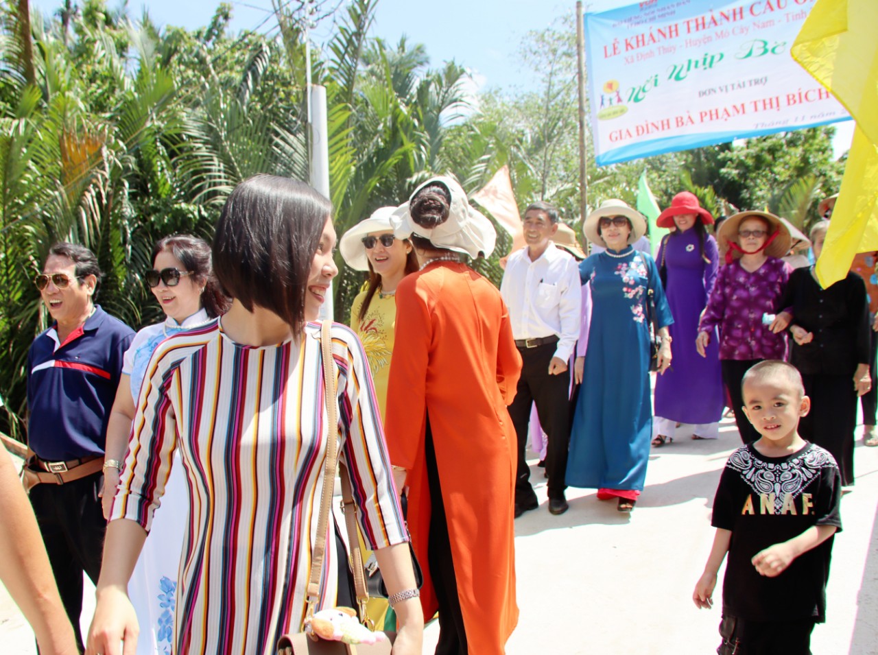 KHÁNH THÀNH CẦU ÔNG RÍP - XÃ ĐỊNH THỦY, HUYỆN MỎ CÀY NAM, TỈNH BẾN TRE