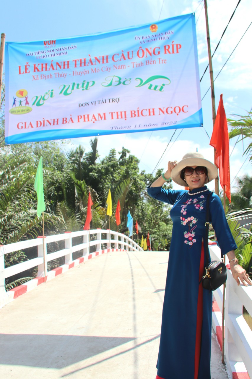 KHÁNH THÀNH CẦU ÔNG RÍP - XÃ ĐỊNH THỦY, HUYỆN MỎ CÀY NAM, TỈNH BẾN TRE