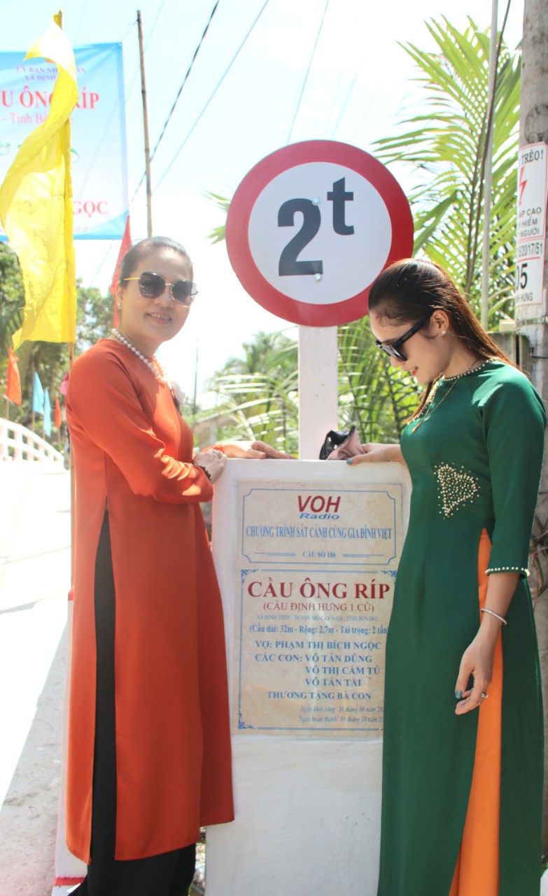 KHÁNH THÀNH CẦU ÔNG RÍP - XÃ ĐỊNH THỦY, HUYỆN MỎ CÀY NAM, TỈNH BẾN TRE