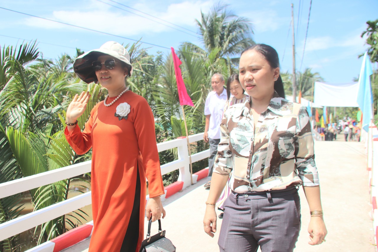 KHÁNH THÀNH CẦU ÔNG RÍP - XÃ ĐỊNH THỦY, HUYỆN MỎ CÀY NAM, TỈNH BẾN TRE
