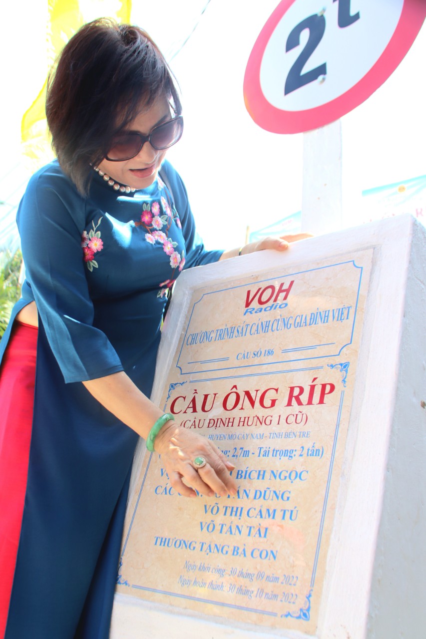 KHÁNH THÀNH CẦU ÔNG RÍP - XÃ ĐỊNH THỦY, HUYỆN MỎ CÀY NAM, TỈNH BẾN TRE