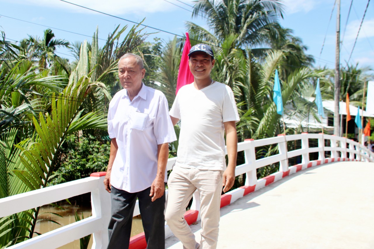 KHÁNH THÀNH CẦU ÔNG RÍP - XÃ ĐỊNH THỦY, HUYỆN MỎ CÀY NAM, TỈNH BẾN TRE