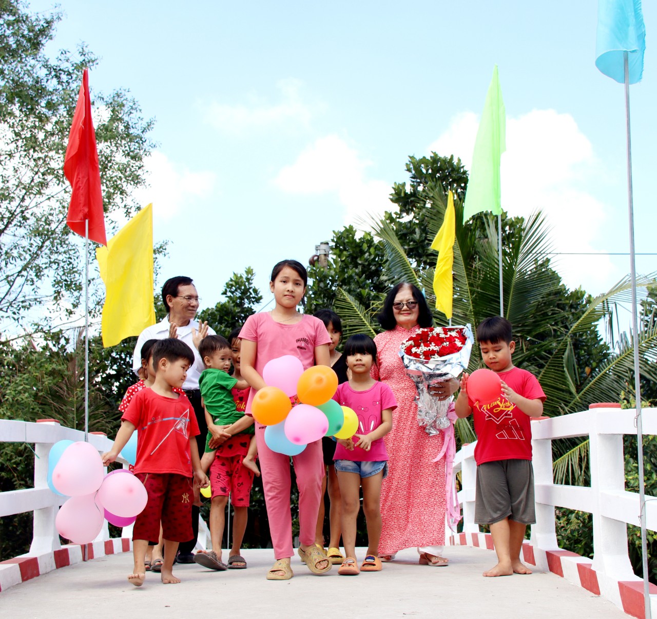 KHÁNH THÀNH CẦU HOÀNG HIỆP - XÃ MỸ HỘI, HUYỆN CÁI BÈ, TỈNH TIỀN GIANG