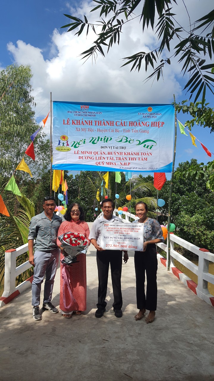 KHÁNH THÀNH CẦU HOÀNG HIỆP - XÃ MỸ HỘI, HUYỆN CÁI BÈ, TỈNH TIỀN GIANG