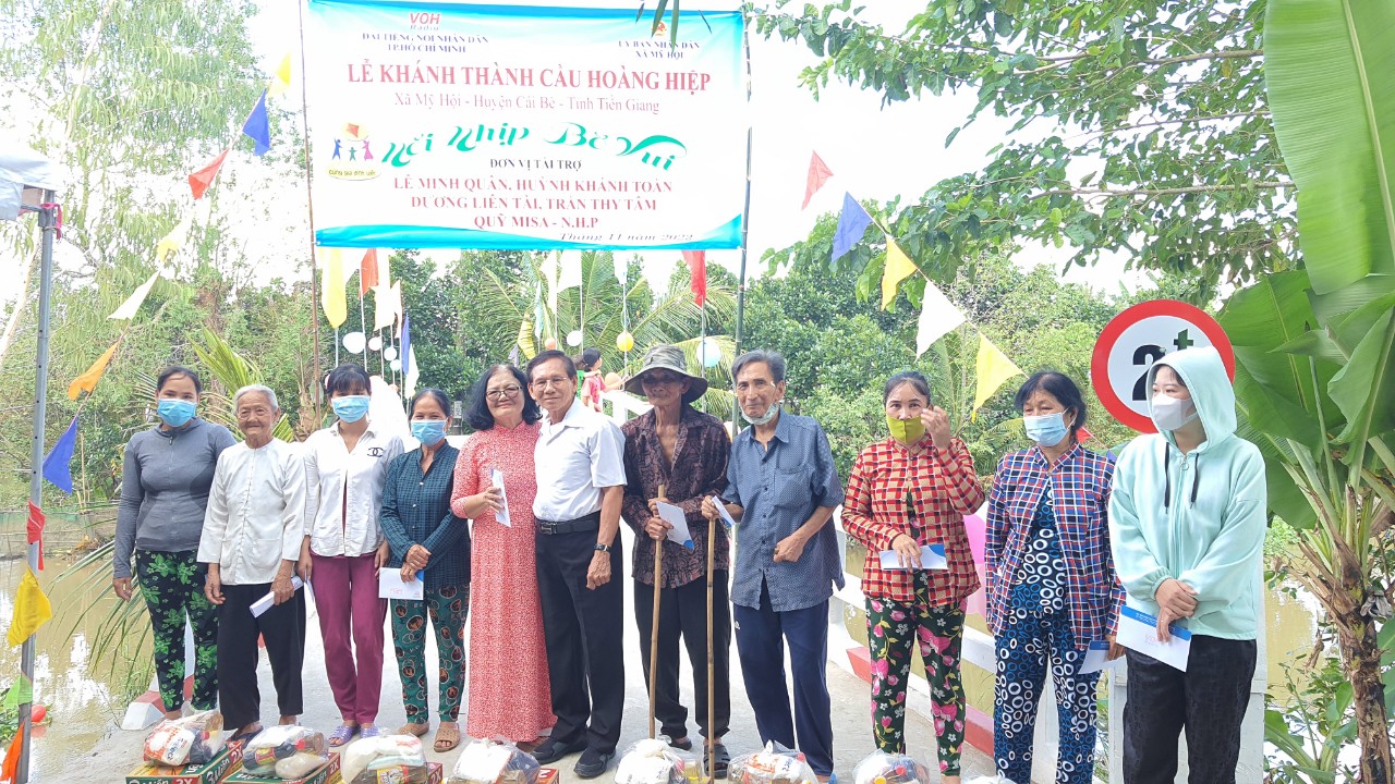 KHÁNH THÀNH CẦU HOÀNG HIỆP - XÃ MỸ HỘI, HUYỆN CÁI BÈ, TỈNH TIỀN GIANG