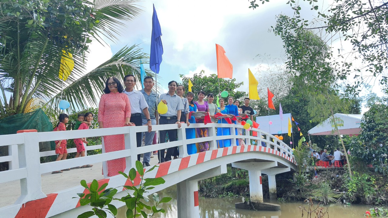 KHÁNH THÀNH CẦU HOÀNG HIỆP - XÃ MỸ HỘI, HUYỆN CÁI BÈ, TỈNH TIỀN GIANG