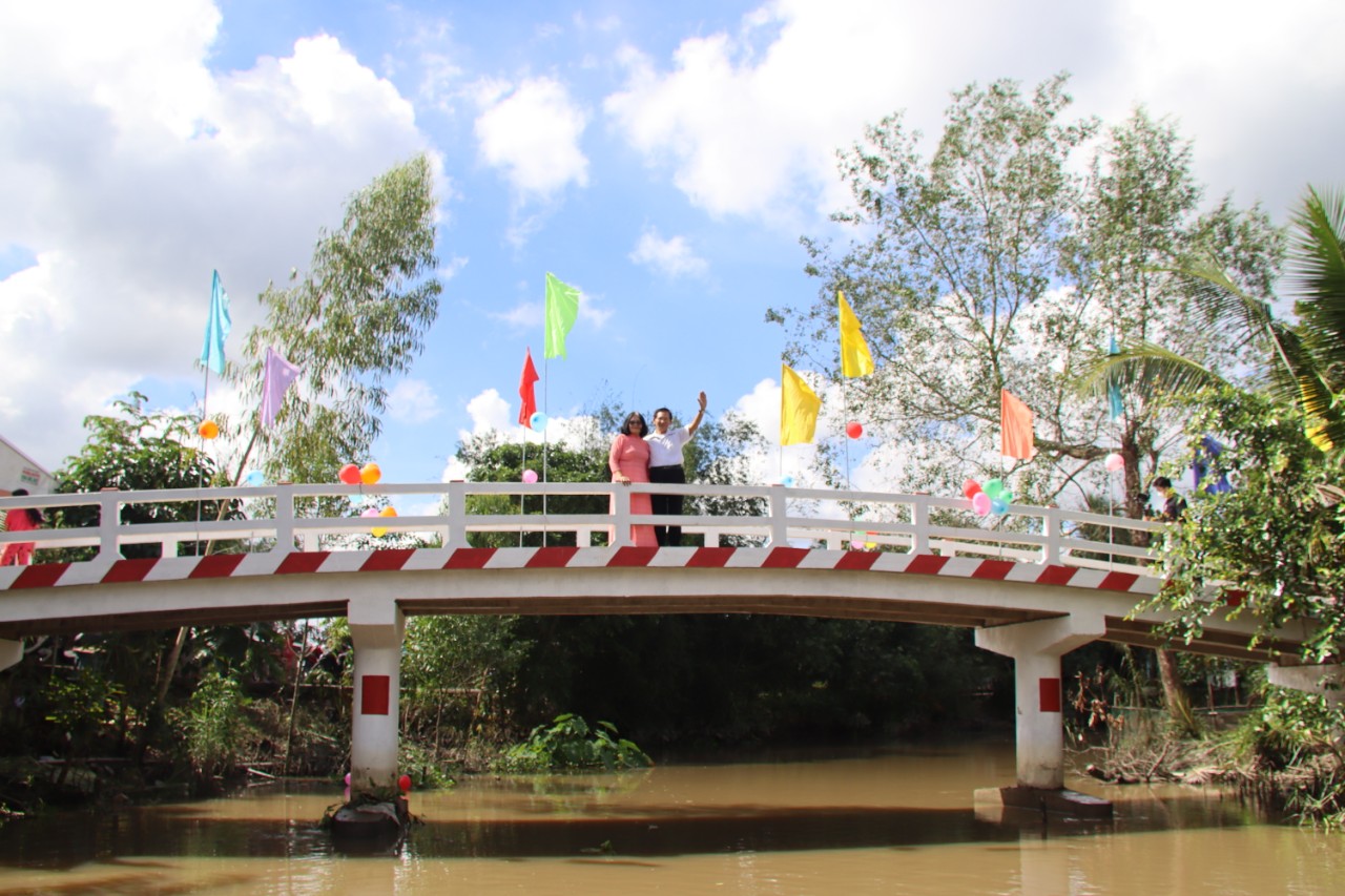 KHÁNH THÀNH CẦU HOÀNG HIỆP - XÃ MỸ HỘI, HUYỆN CÁI BÈ, TỈNH TIỀN GIANG
