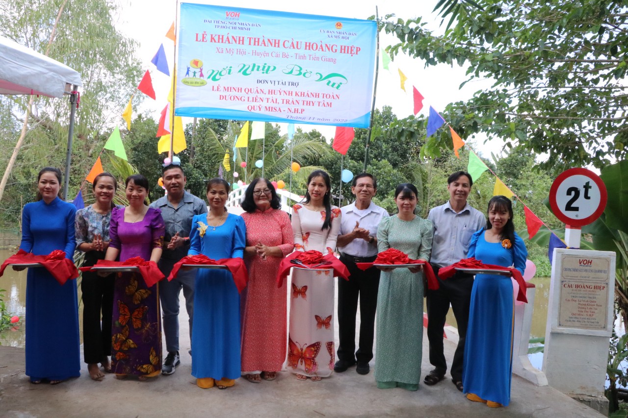 KHÁNH THÀNH CẦU HOÀNG HIỆP - XÃ MỸ HỘI, HUYỆN CÁI BÈ, TỈNH TIỀN GIANG