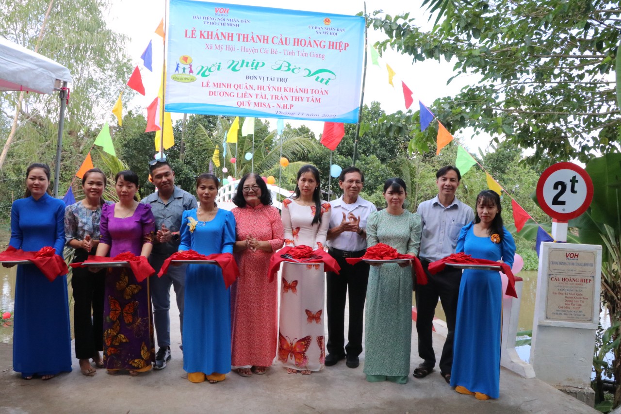 KHÁNH THÀNH CẦU HOÀNG HIỆP - XÃ MỸ HỘI, HUYỆN CÁI BÈ, TỈNH TIỀN GIANG
