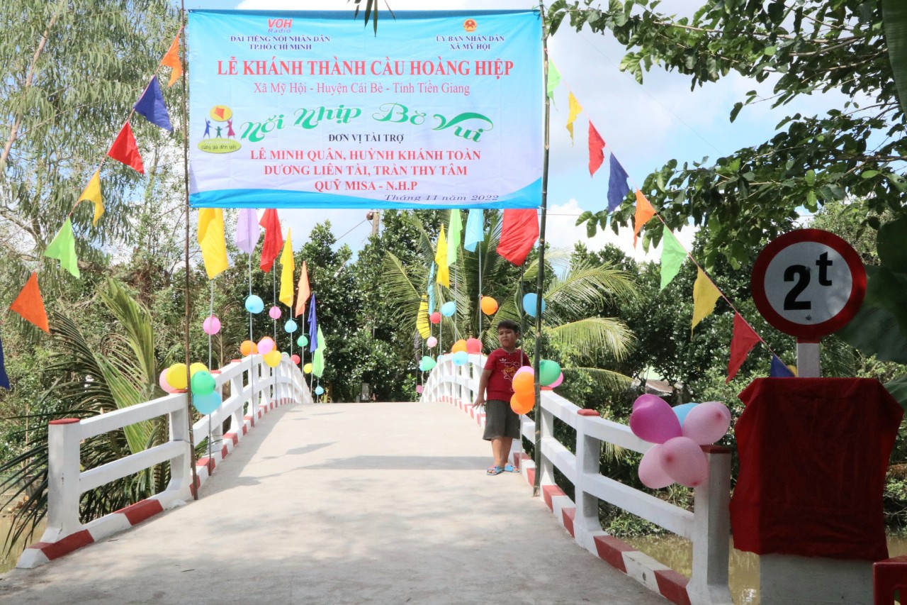 KHÁNH THÀNH CẦU HOÀNG HIỆP - XÃ MỸ HỘI, HUYỆN CÁI BÈ, TỈNH TIỀN GIANG