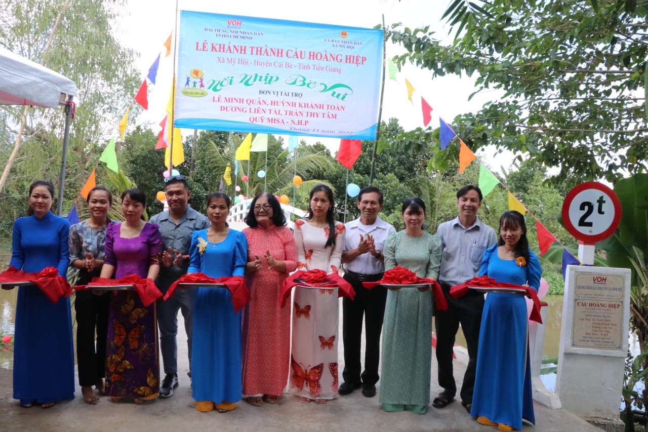 KHÁNH THÀNH CẦU HOÀNG HIỆP - XÃ MỸ HỘI, HUYỆN CÁI BÈ, TỈNH TIỀN GIANG