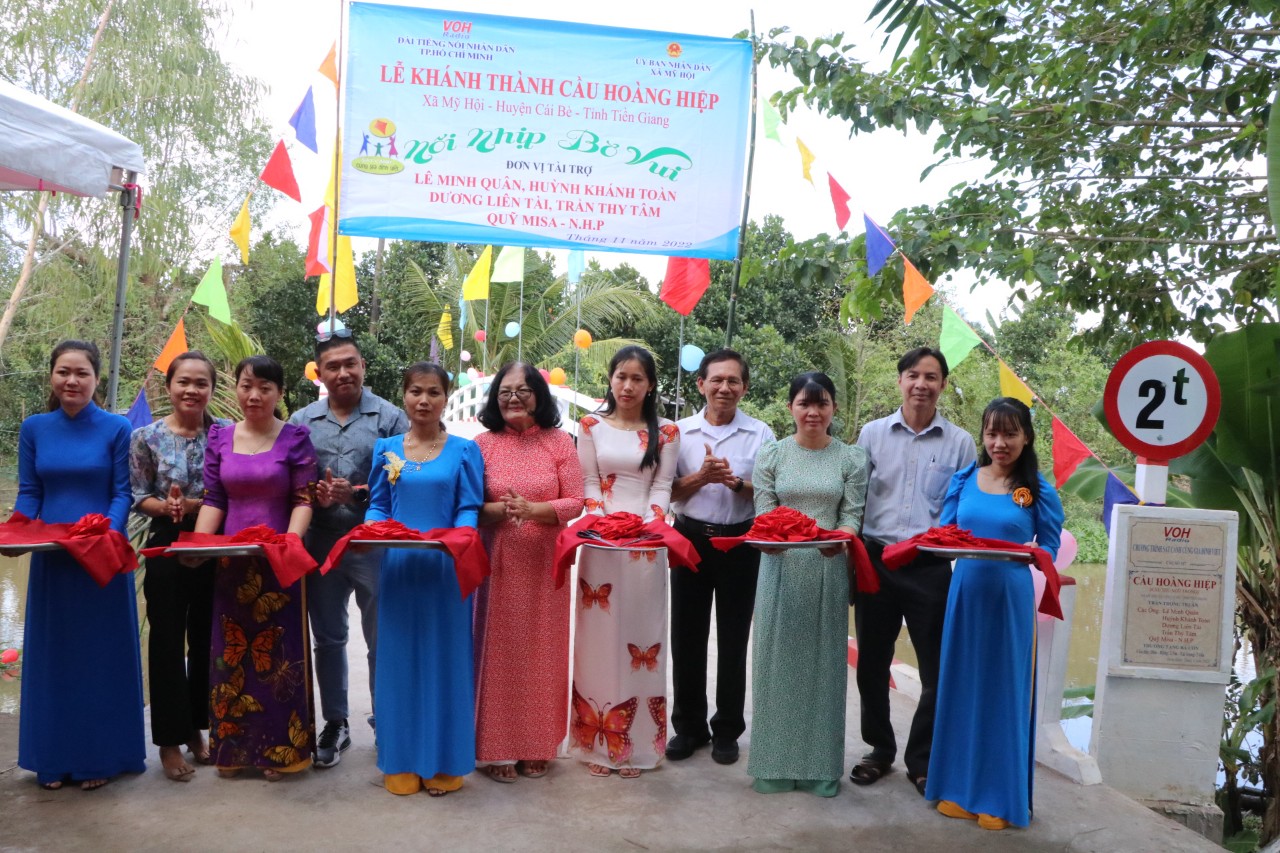 KHÁNH THÀNH CẦU HOÀNG HIỆP - XÃ MỸ HỘI, HUYỆN CÁI BÈ, TỈNH TIỀN GIANG
