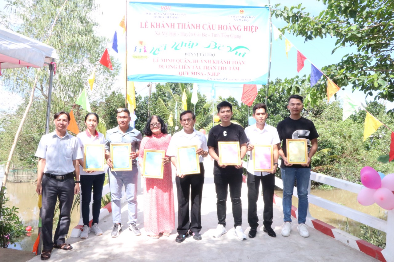 KHÁNH THÀNH CẦU HOÀNG HIỆP - XÃ MỸ HỘI, HUYỆN CÁI BÈ, TỈNH TIỀN GIANG