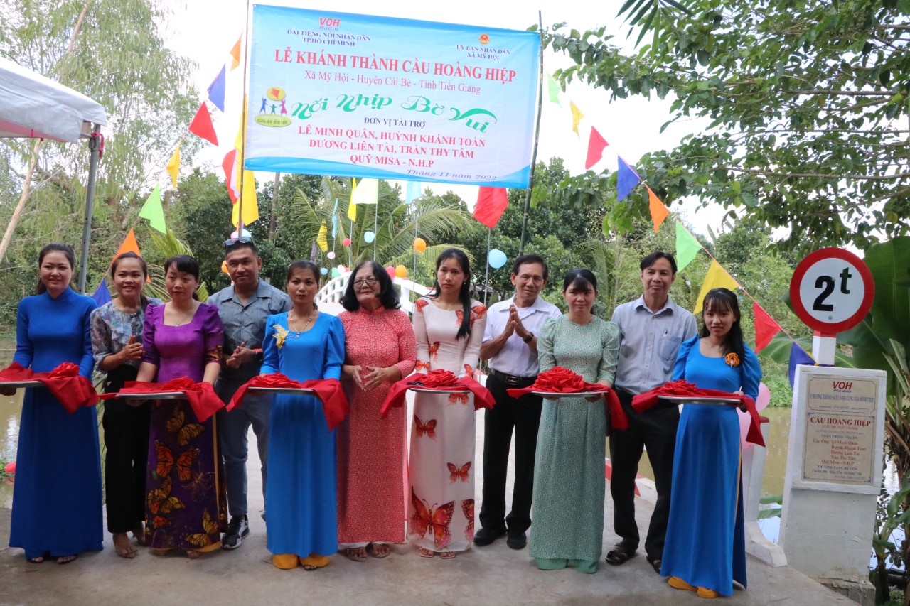 KHÁNH THÀNH CẦU HOÀNG HIỆP - XÃ MỸ HỘI, HUYỆN CÁI BÈ, TỈNH TIỀN GIANG