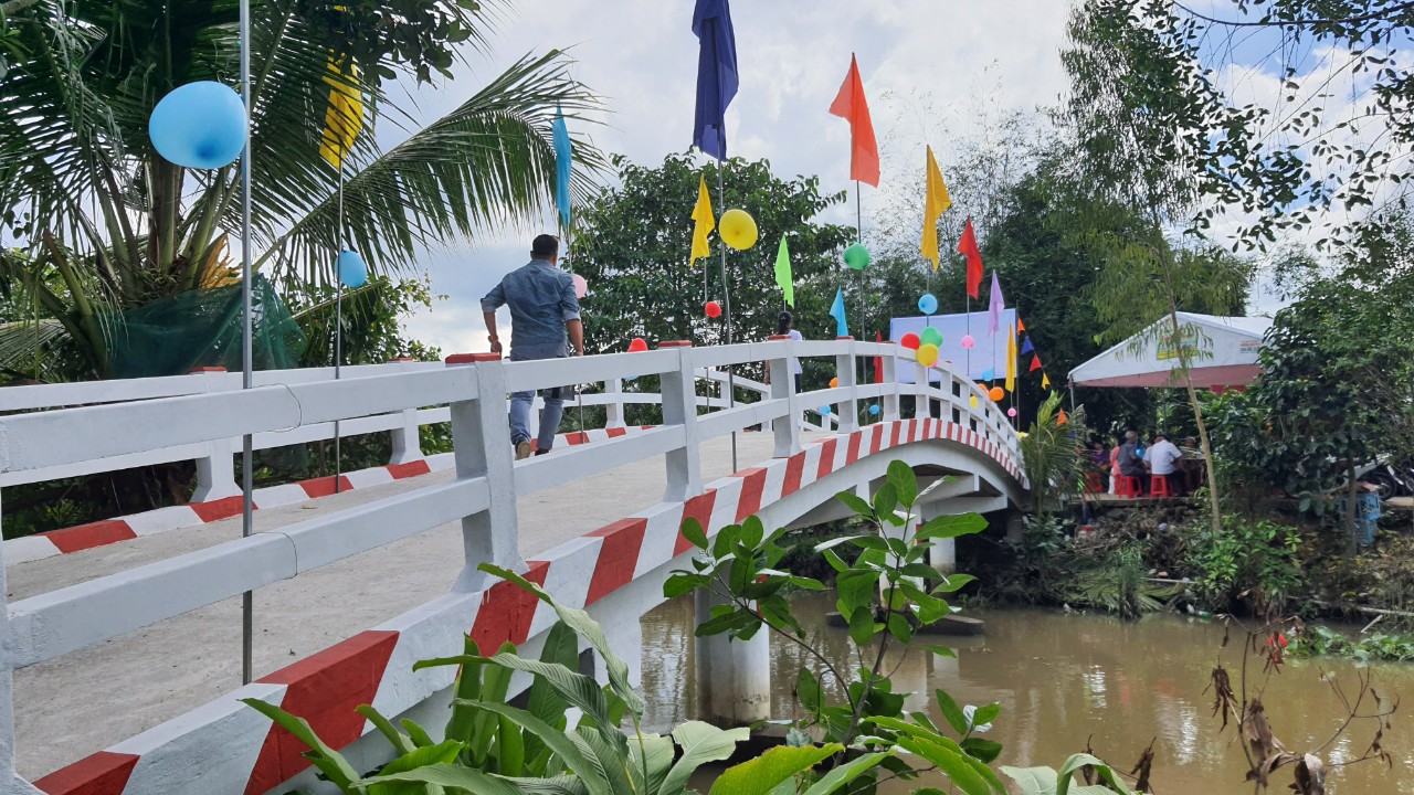 KHÁNH THÀNH CẦU HOÀNG HIỆP - XÃ MỸ HỘI, HUYỆN CÁI BÈ, TỈNH TIỀN GIANG