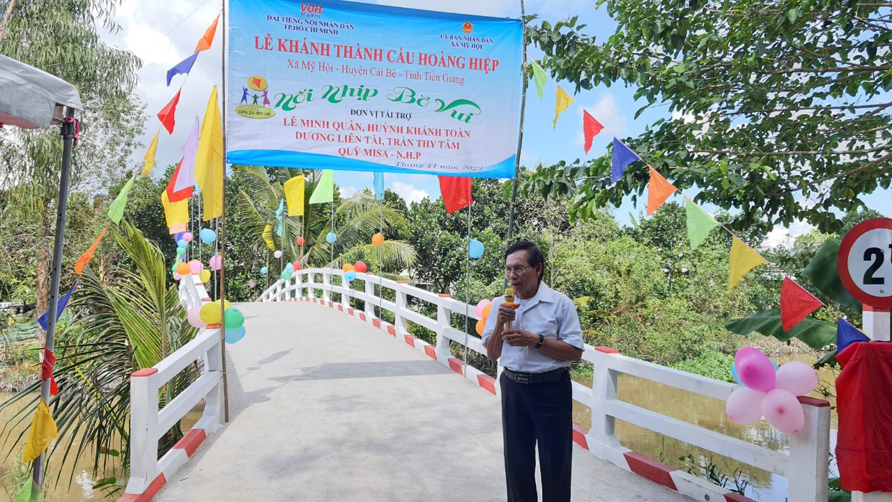 KHÁNH THÀNH CẦU HOÀNG HIỆP - XÃ MỸ HỘI, HUYỆN CÁI BÈ, TỈNH TIỀN GIANG