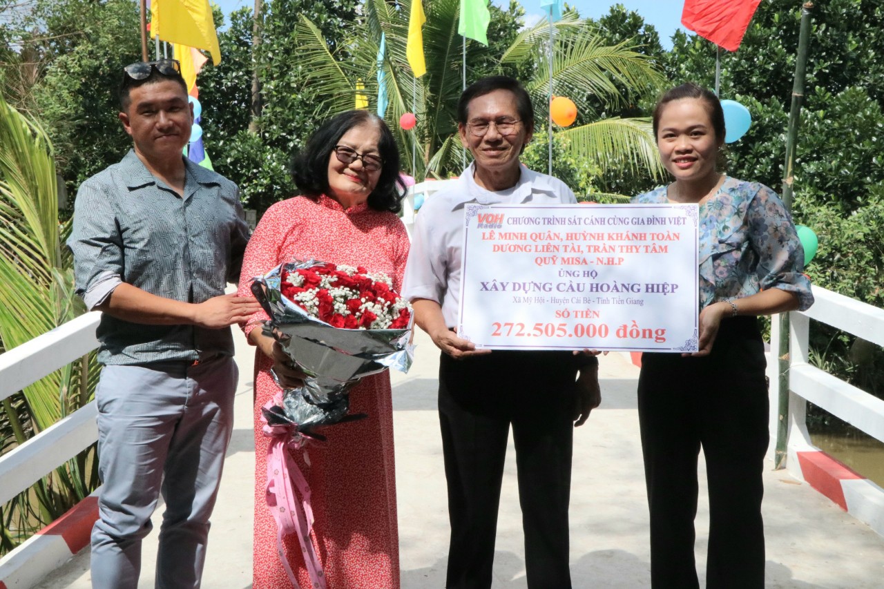 KHÁNH THÀNH CẦU HOÀNG HIỆP - XÃ MỸ HỘI, HUYỆN CÁI BÈ, TỈNH TIỀN GIANG