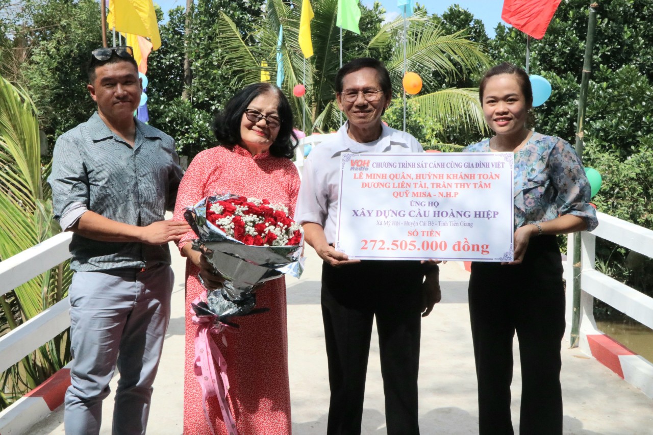 KHÁNH THÀNH CẦU HOÀNG HIỆP - XÃ MỸ HỘI, HUYỆN CÁI BÈ, TỈNH TIỀN GIANG