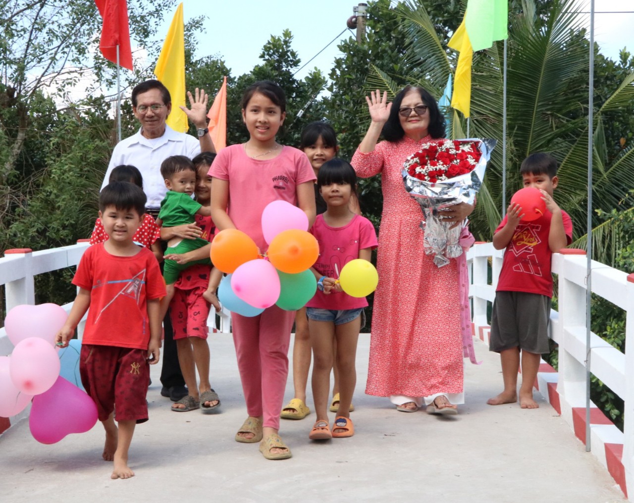 KHÁNH THÀNH CẦU HOÀNG HIỆP - XÃ MỸ HỘI, HUYỆN CÁI BÈ, TỈNH TIỀN GIANG