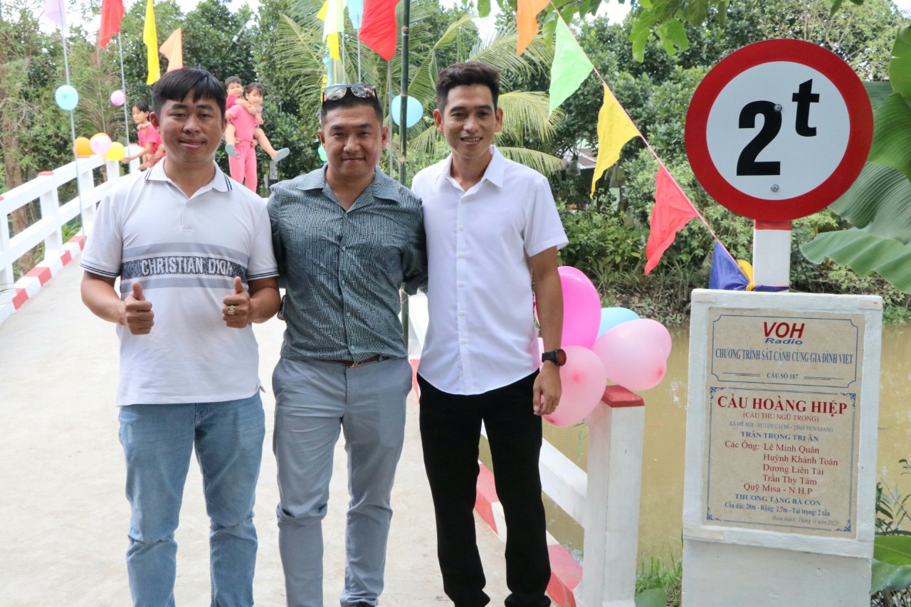 KHÁNH THÀNH CẦU HOÀNG HIỆP - XÃ MỸ HỘI, HUYỆN CÁI BÈ, TỈNH TIỀN GIANG