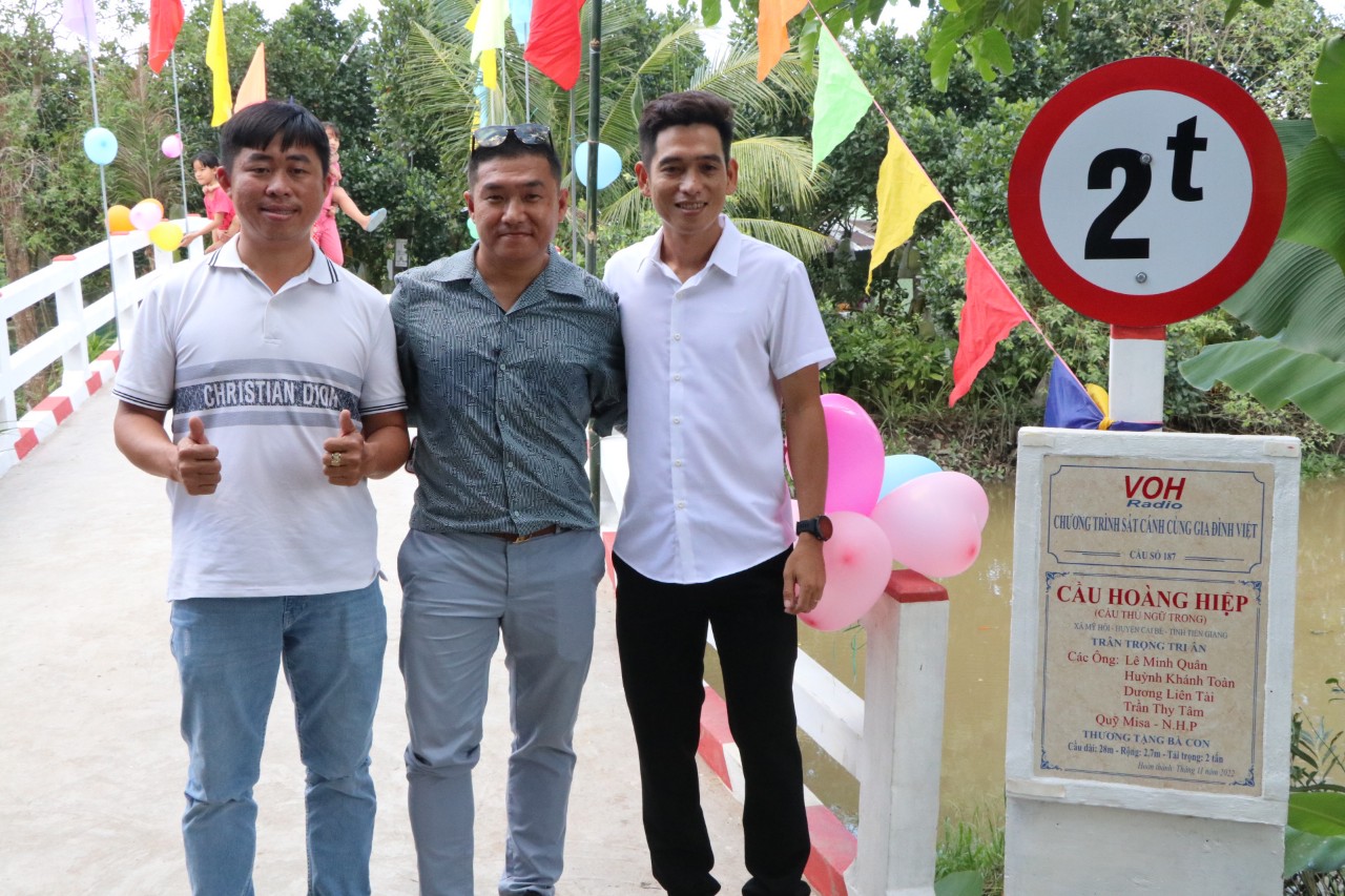 KHÁNH THÀNH CẦU HOÀNG HIỆP - XÃ MỸ HỘI, HUYỆN CÁI BÈ, TỈNH TIỀN GIANG