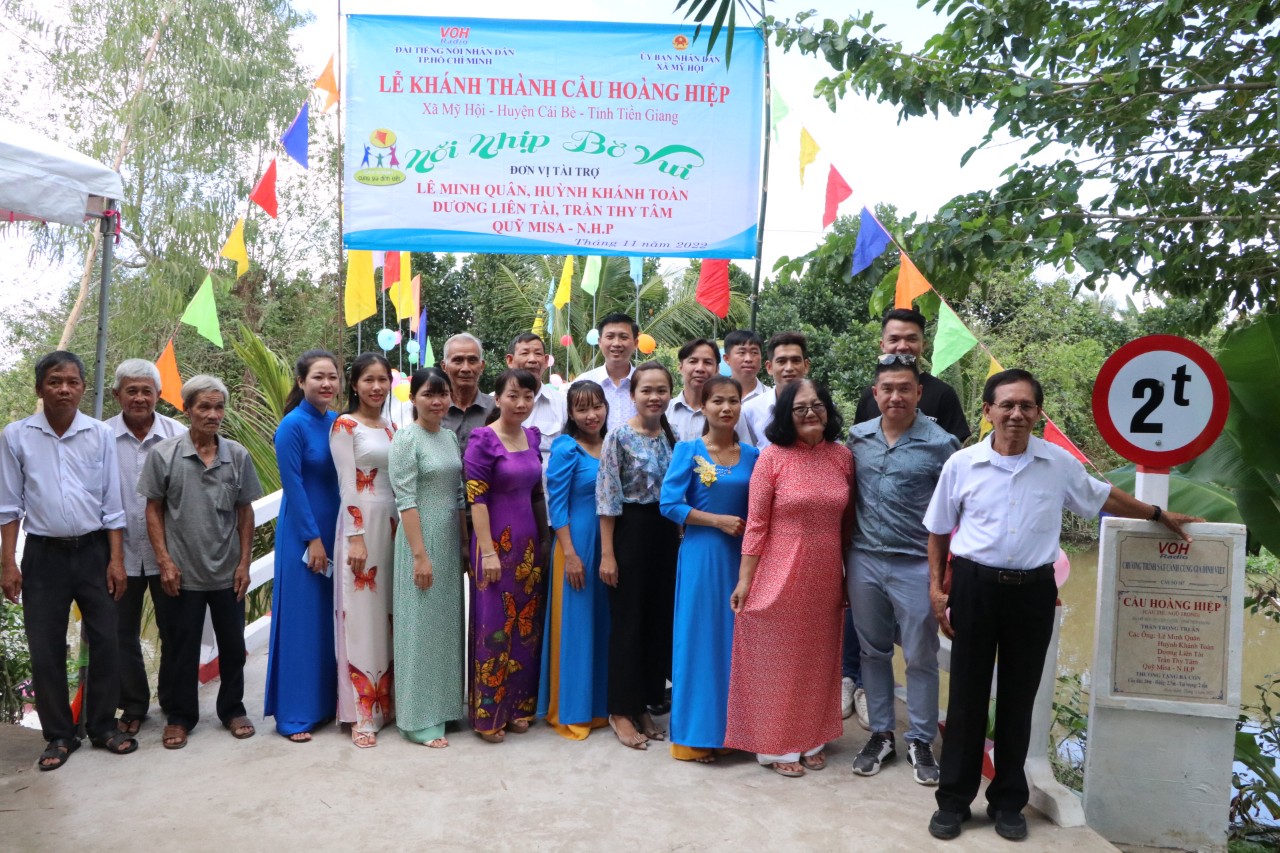 KHÁNH THÀNH CẦU HOÀNG HIỆP - XÃ MỸ HỘI, HUYỆN CÁI BÈ, TỈNH TIỀN GIANG