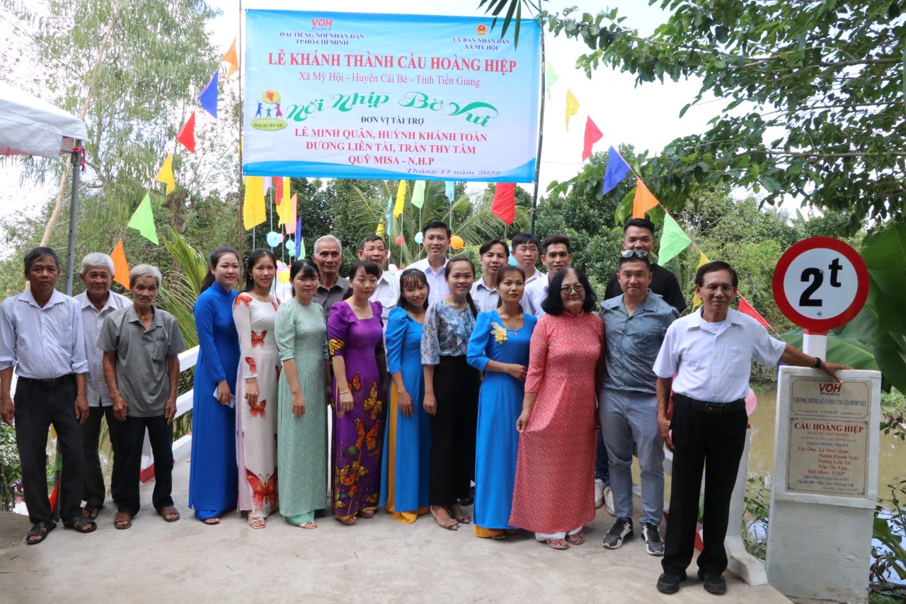 KHÁNH THÀNH CẦU HOÀNG HIỆP - XÃ MỸ HỘI, HUYỆN CÁI BÈ, TỈNH TIỀN GIANG