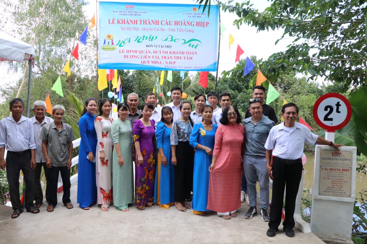KHÁNH THÀNH CẦU HOÀNG HIỆP - XÃ MỸ HỘI, HUYỆN CÁI BÈ, TỈNH TIỀN GIANG
