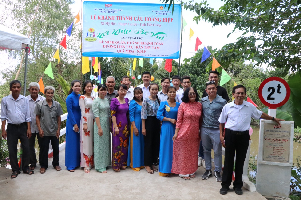 KHÁNH THÀNH CẦU HOÀNG HIỆP - XÃ MỸ HỘI, HUYỆN CÁI BÈ, TỈNH TIỀN GIANG
