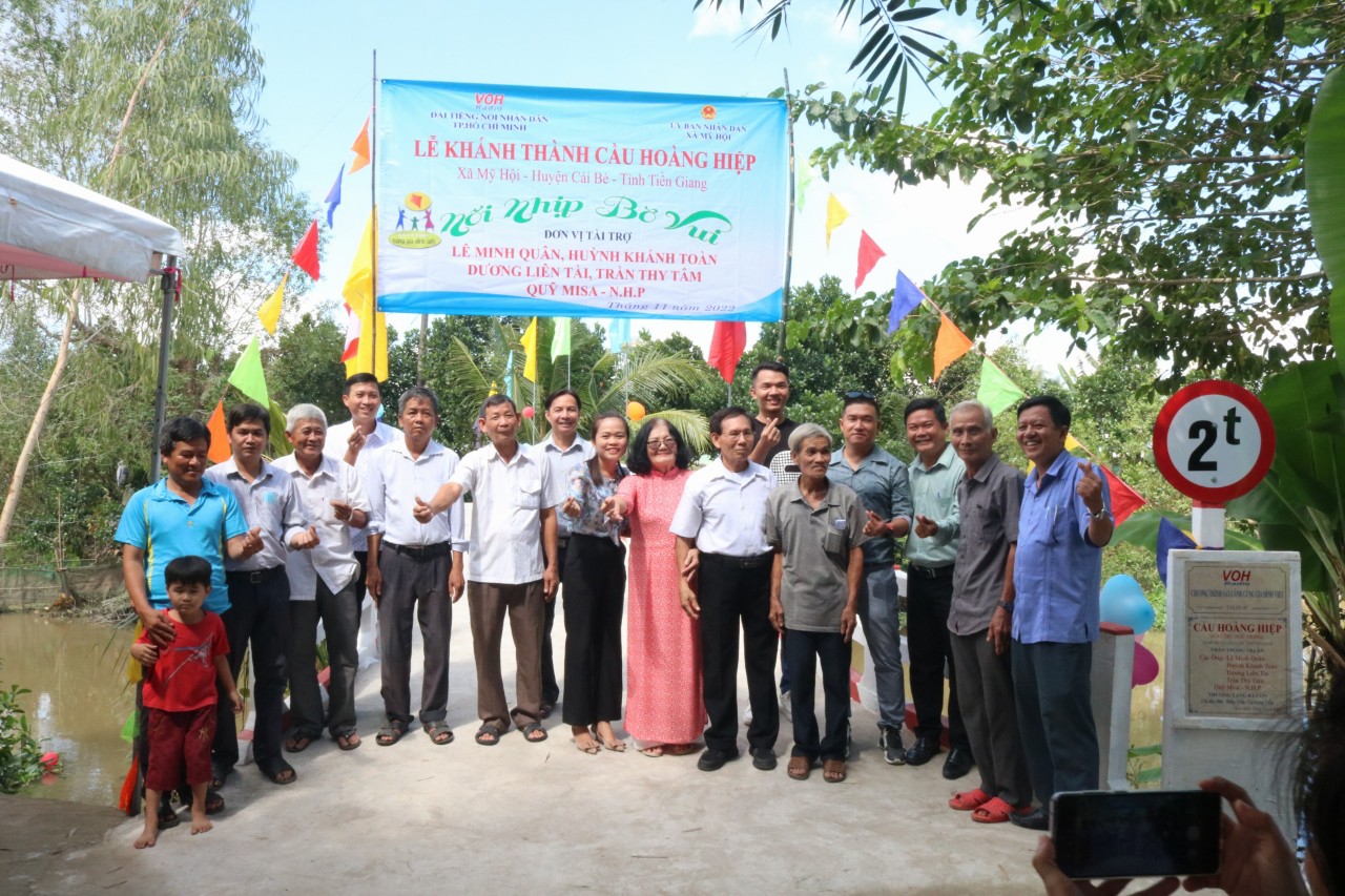 KHÁNH THÀNH CẦU HOÀNG HIỆP - XÃ MỸ HỘI, HUYỆN CÁI BÈ, TỈNH TIỀN GIANG