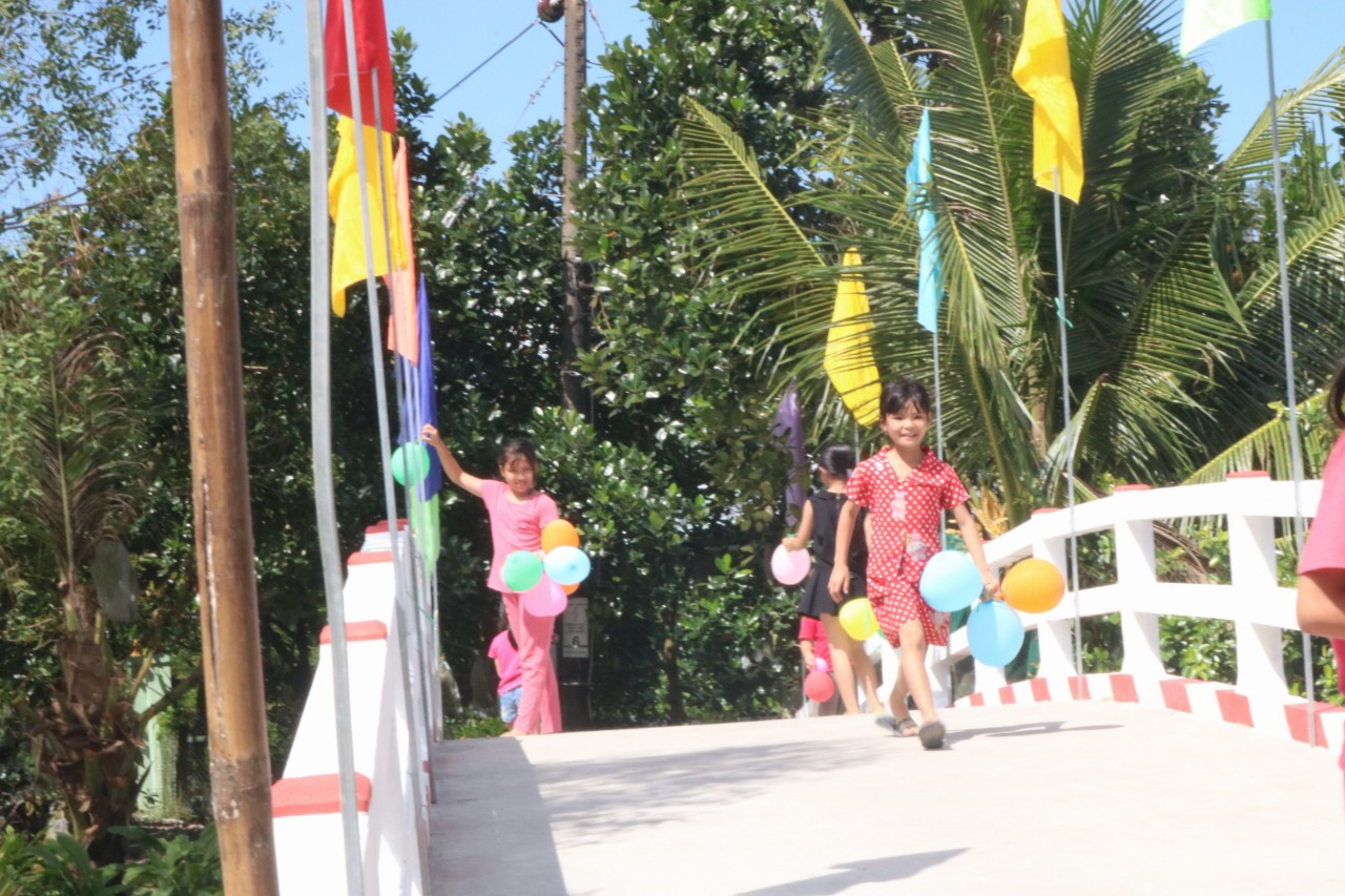 KHÁNH THÀNH CẦU HOÀNG HIỆP - XÃ MỸ HỘI, HUYỆN CÁI BÈ, TỈNH TIỀN GIANG