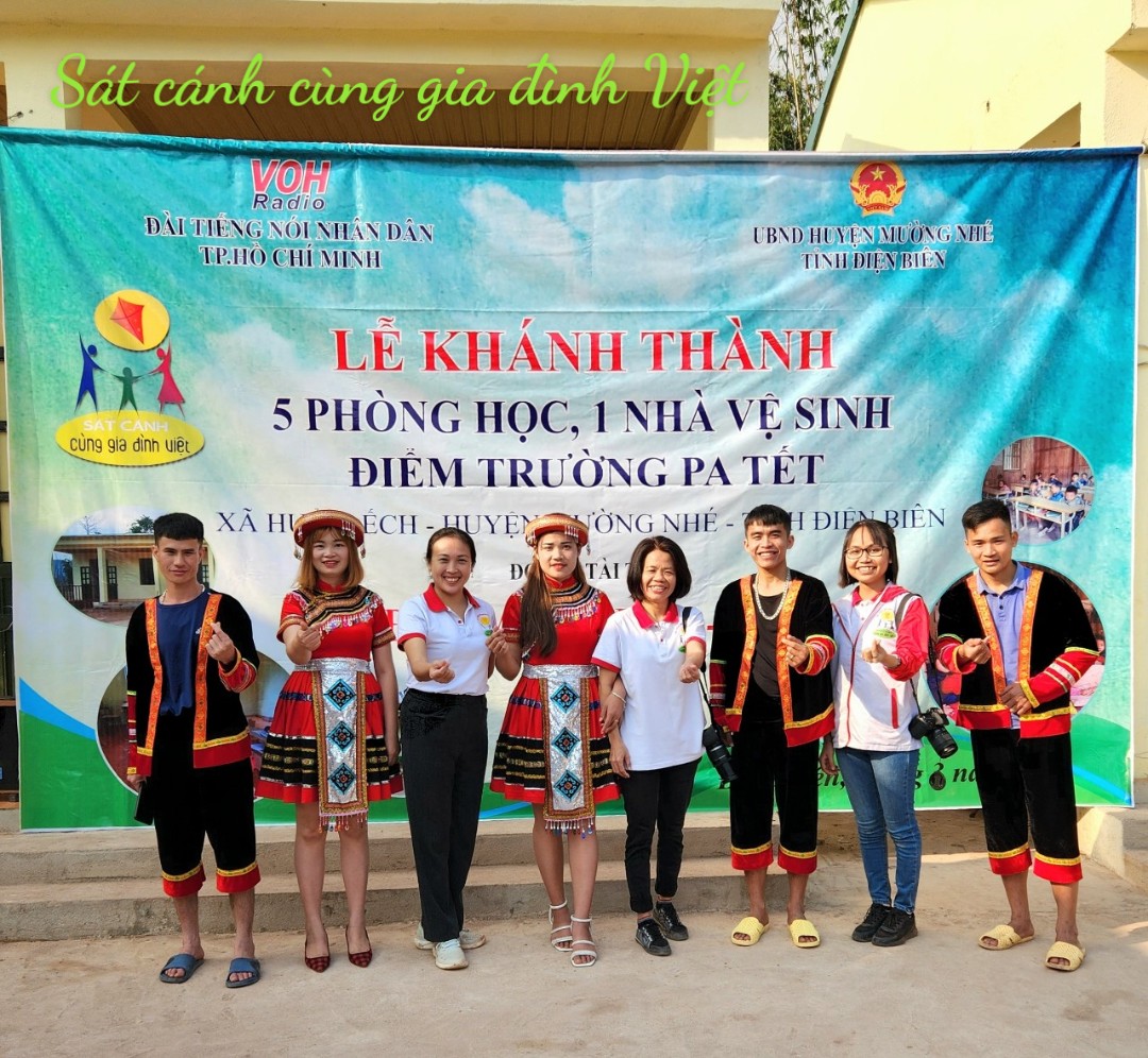 KHÁNH THÀNH ĐIỂM TRƯỜNG PA TẾT - XÃ HUỔI LẾCH, HUYỆN MƯỜNG NHÉ, TỈNH ĐIỆN BIÊN