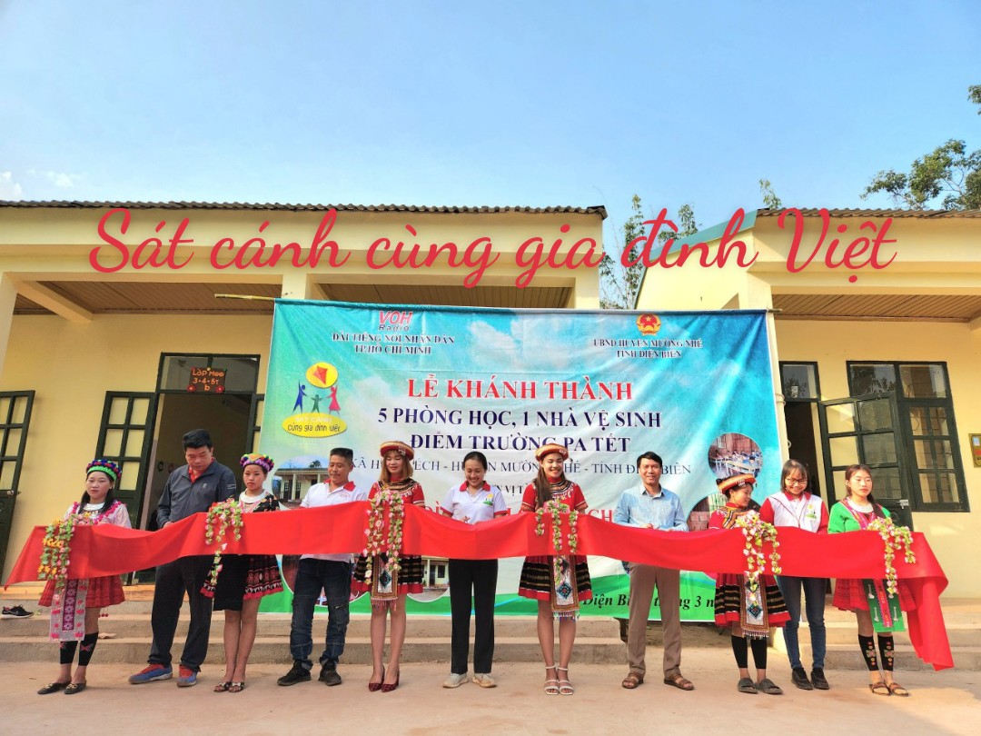 KHÁNH THÀNH ĐIỂM TRƯỜNG PA TẾT - XÃ HUỔI LẾCH, HUYỆN MƯỜNG NHÉ, TỈNH ĐIỆN BIÊN